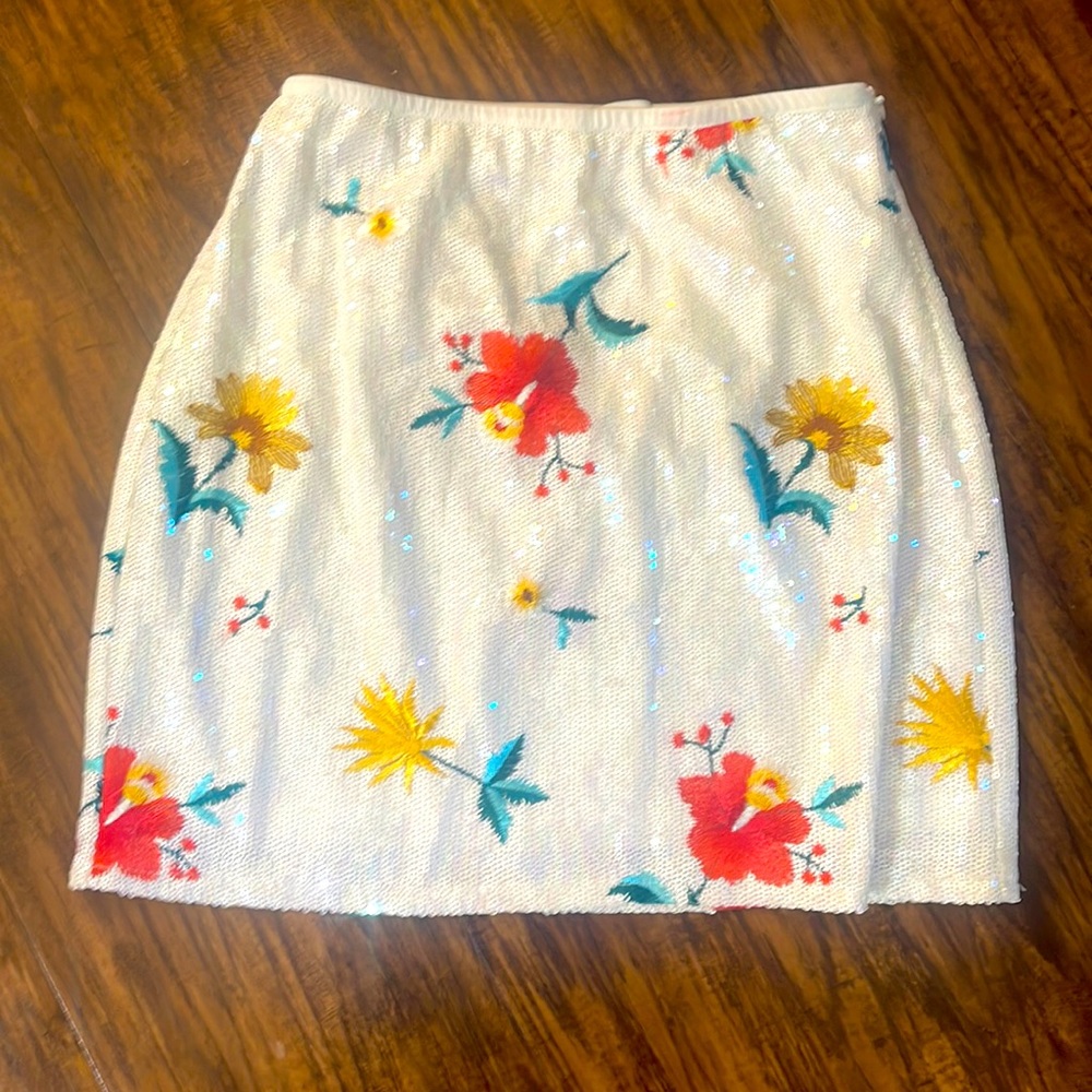Endless rose xs mini sequined skirt